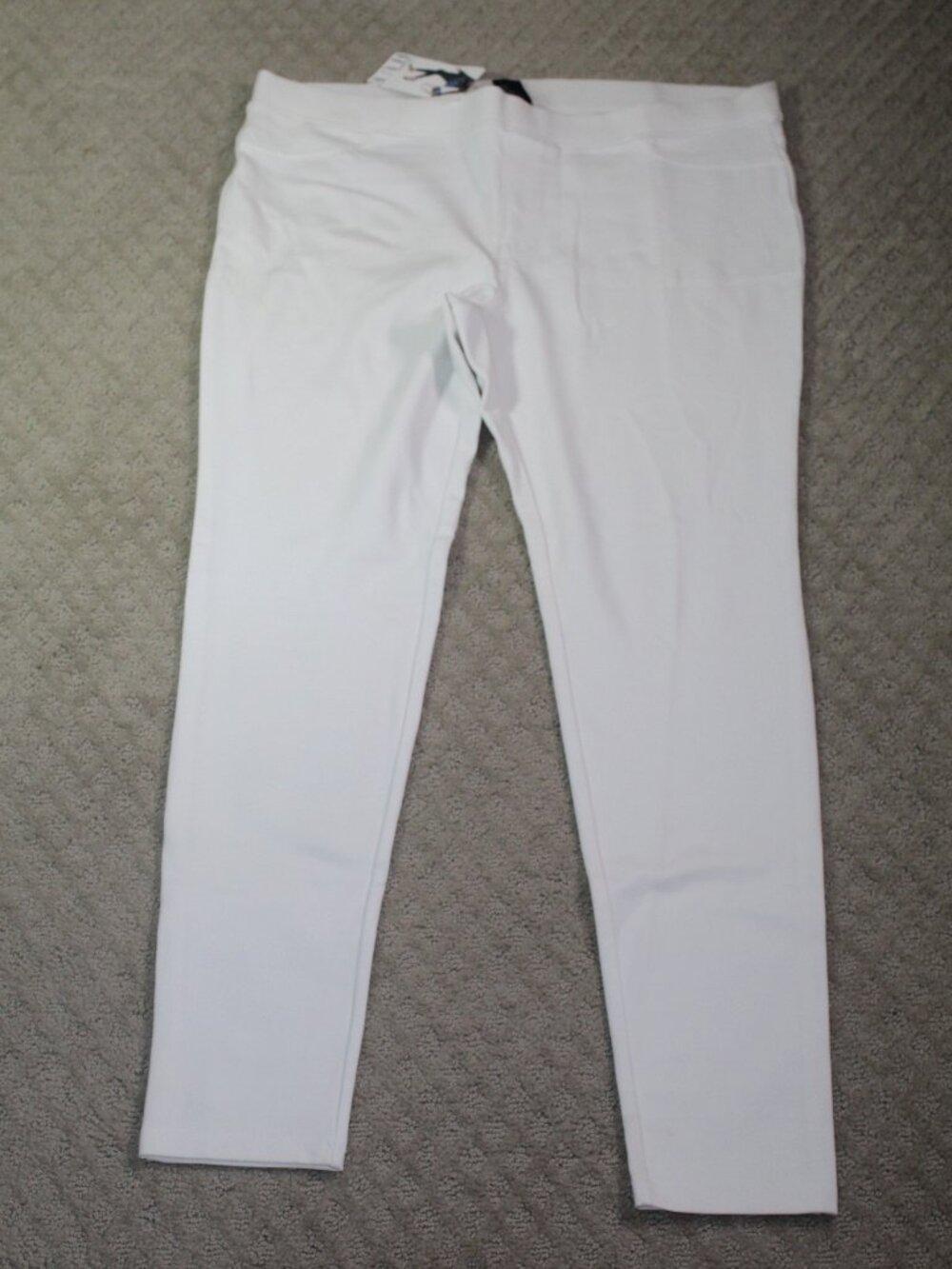 NWT Hue Size XL White Pull On Ponte Legging Pants
